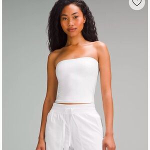 lululemon white tube top